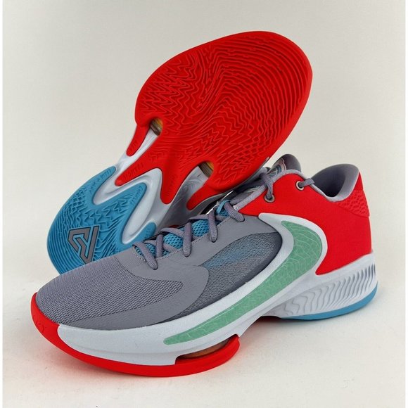 Nike Zoom Freak 4 Paris Men’s Basketball Shoes Red Purple NO SHOE BOX - Picture 2 of 11